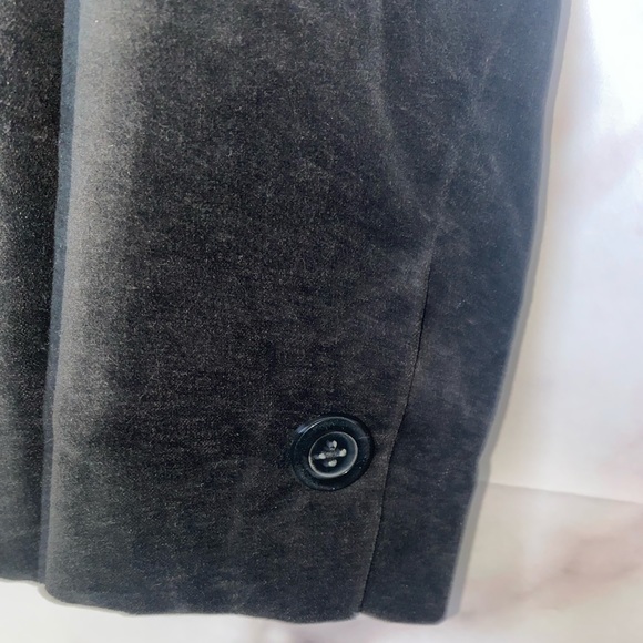 Studio works women’s faux velvet women’s blazer - Picture 3 of 12